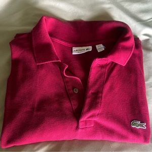Lacoste Red Polo Shirt XL Men